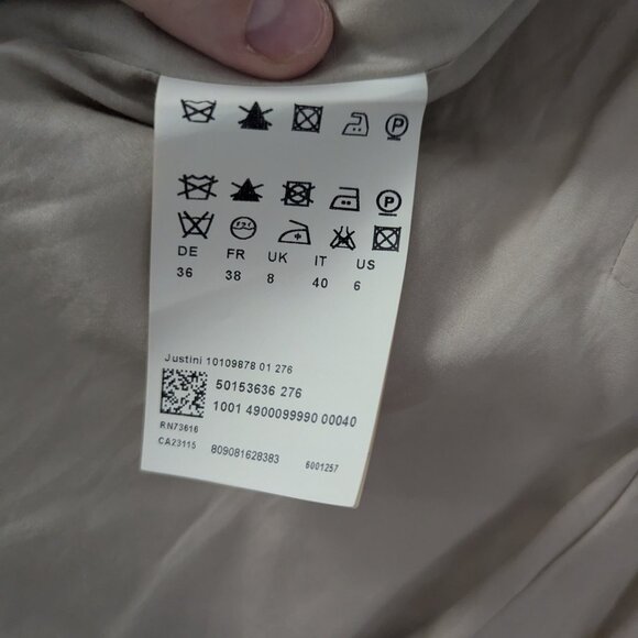 Hugo Boss Linen Asymmetric Skirt Suit - Picture 8 of 11